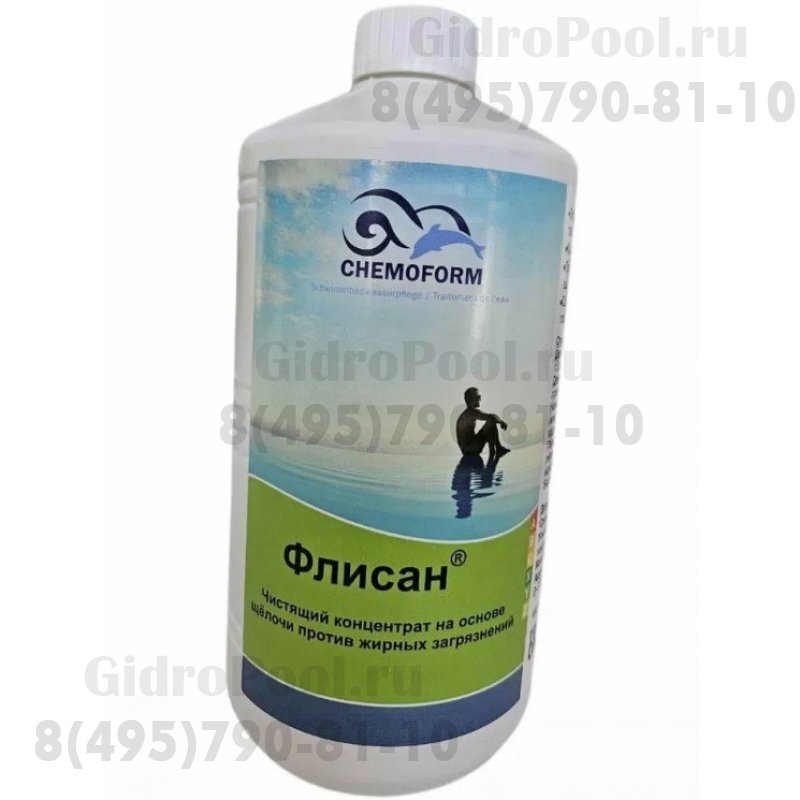 Флисан жидкое средство на основе щелочи для чистки поверхностей и фильтров 1л Chemoform