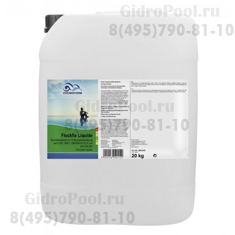 Флокфикс жидкий флокулянт 20л. Chemoform