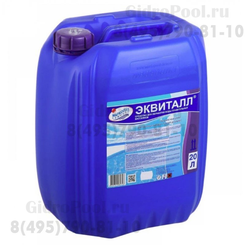 ЭКВИТАЛЛ жидкий коагулянт канистра 3л /(1уп=4шт)