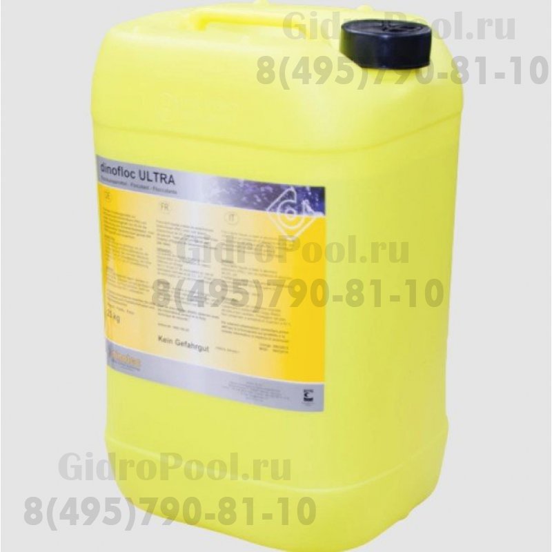 Динофлок ULTRA жидкий флокулянт 23кг. Dinotec