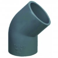 Угол 45 ПВХ Ø 50мм 1,0 МПа Россия