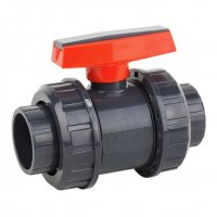 Шаровый кран ПВХ 1,0 МПа d_ 50