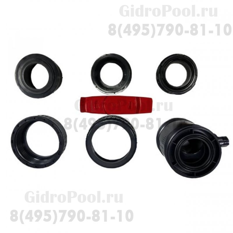 Шаровый кран ПВХ 1,6 МПа d_ 50