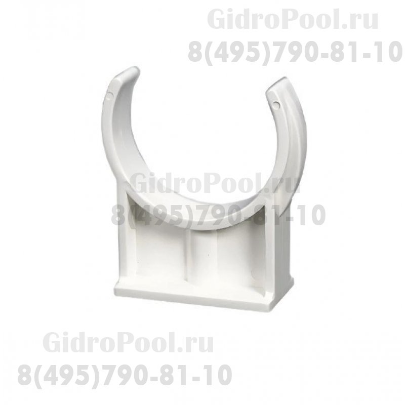 Держатель трубн. ПВХ_d50мм,без клипсы