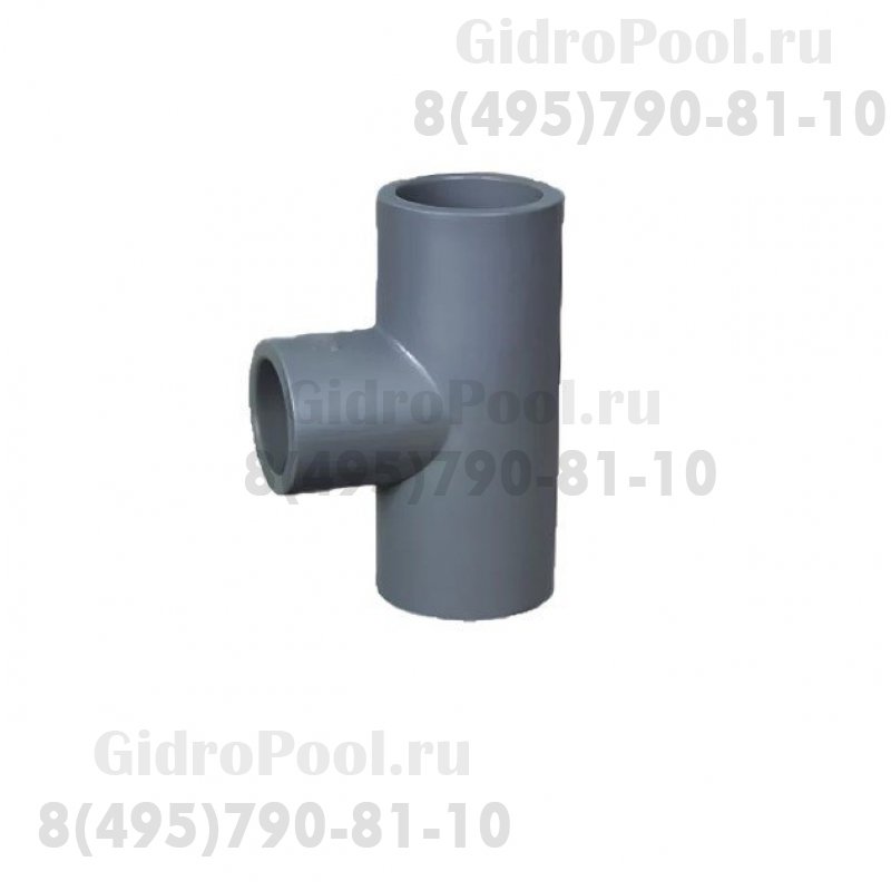 Тройник редукционный 90 ПВХ 1,0 МПа d _ 63х50 мм