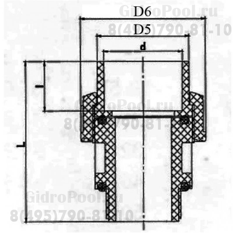 Муфта разъемная 50 x 1½