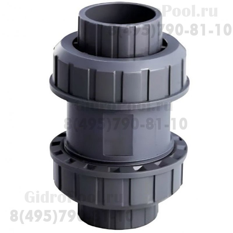 Обрат.клапан ПВХ 1,0 МПа d_50 (без пружины)