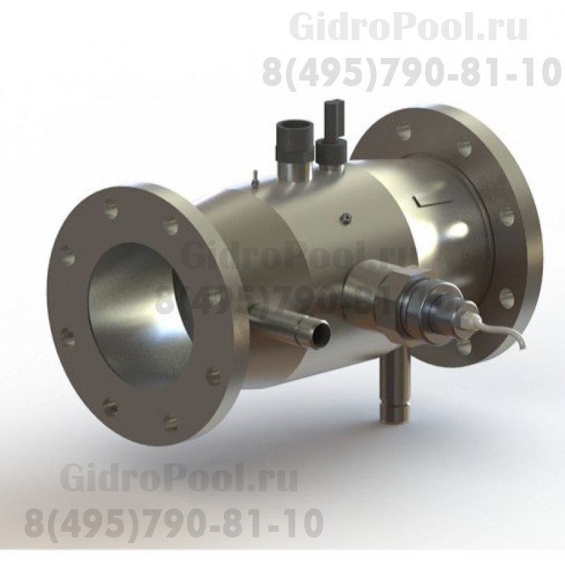 Ультрафиолетовая установка UVM-1800, 100 м3/ч, , 1,8кВт, Ду150, AISI-316