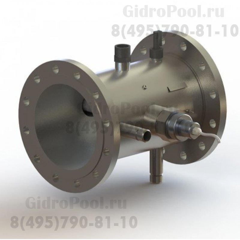 Ультрафиолетовая установка UVM-2400, 150 м3/ч, , 2,4кВт, Ду200, AISI-316