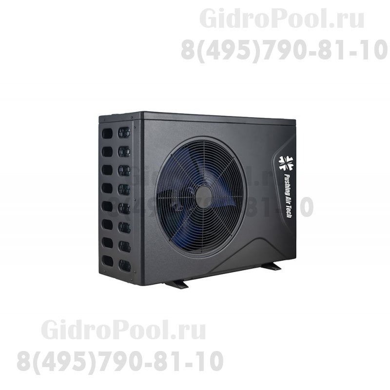 Тепловой насос для бассейнов ( 7 кВт 220 В) EVI Turbo Inverter Pushing Air Tech WE-07