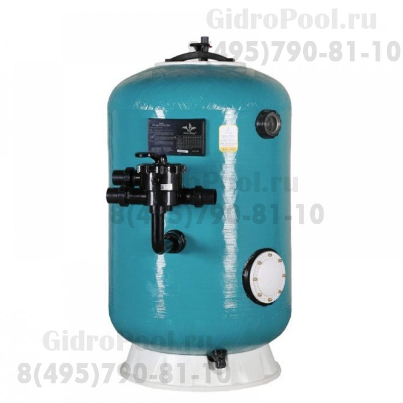 Фильтр HK18800Aтд, шпул.навивки Д. 800мм,25м³/ч,выс.1м;доп.опции, бок. подкл. 2