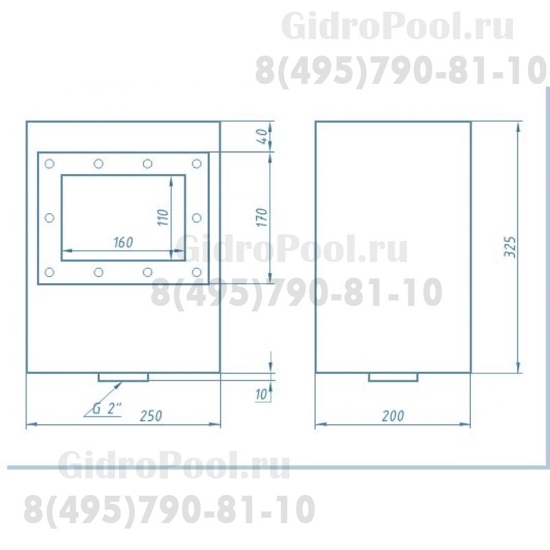 СКИММЕР КОМПАКТ с переливом