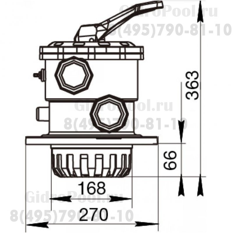 Верхний вентиль 2