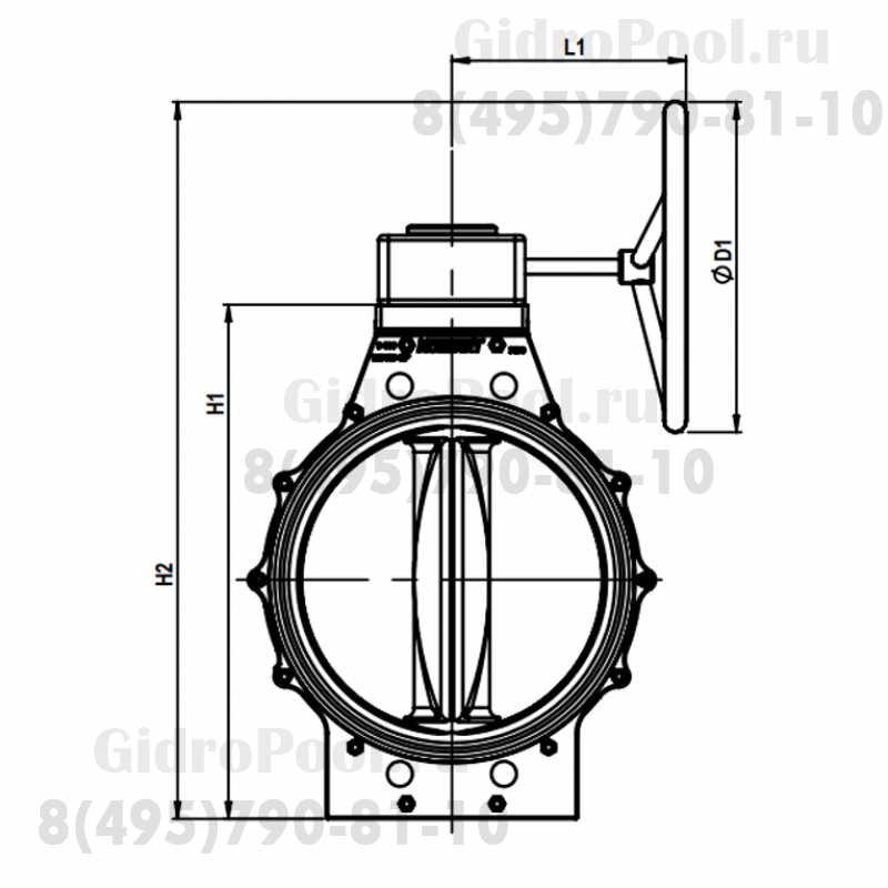 Дроссельная заслонка Nozbart DIM-065 63мм