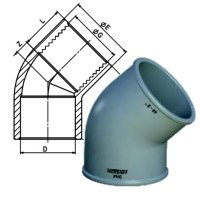 Полуотвод Nozbart F45-021  20мм