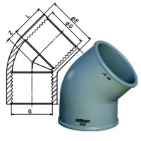 Полуотвод Nozbart F45-022  