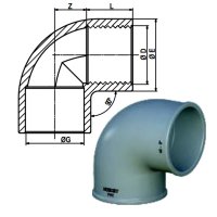 Отвод Nozbart F90-021  20мм