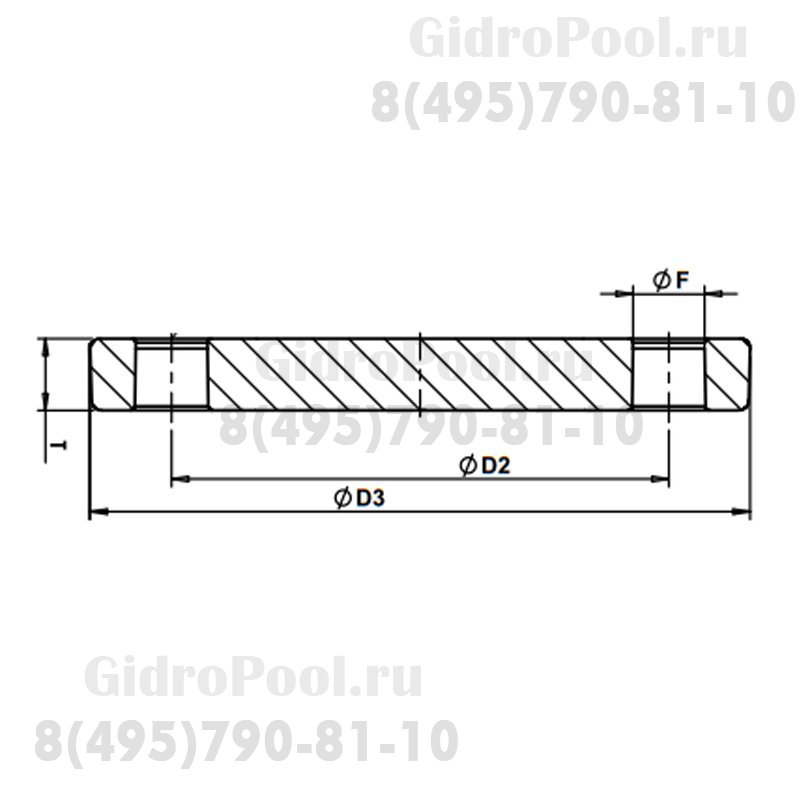 Фланец Nozbart FFLB-020  20мм