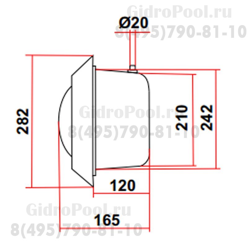 Прожектор Nozbart HAB-001 300Вт бетон