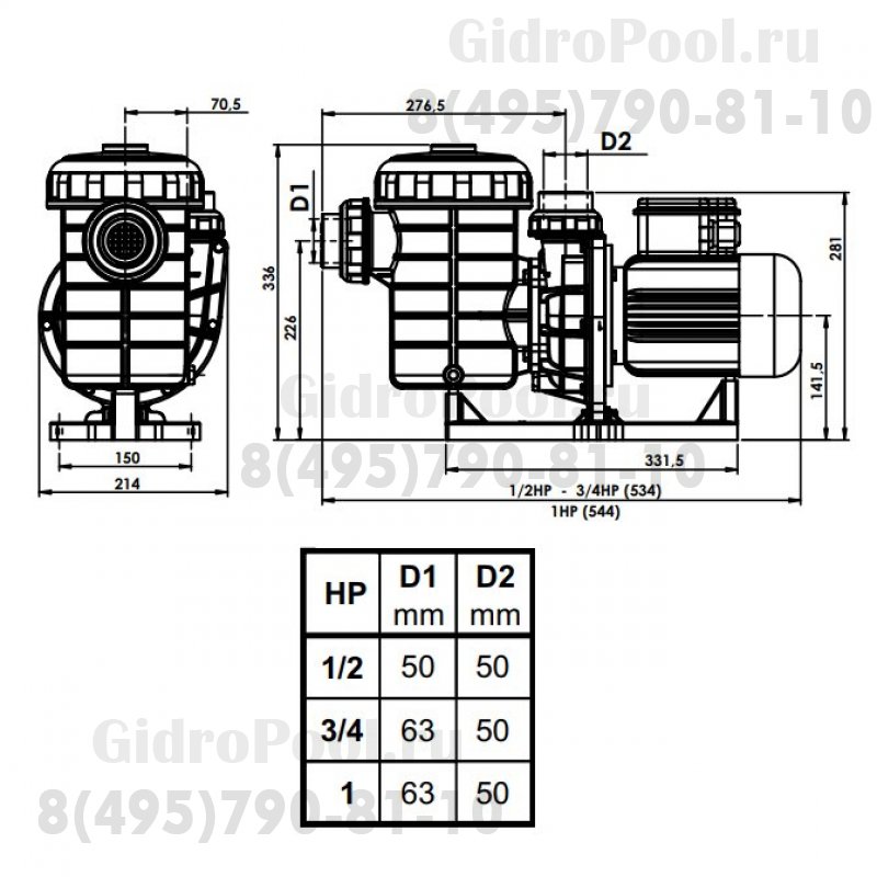 Nozbart PM-1/1 однофазный