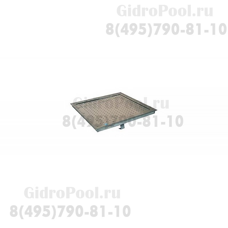 Плато аэромассажное из нерж. стали (универ. квадрат) M.G 400-2